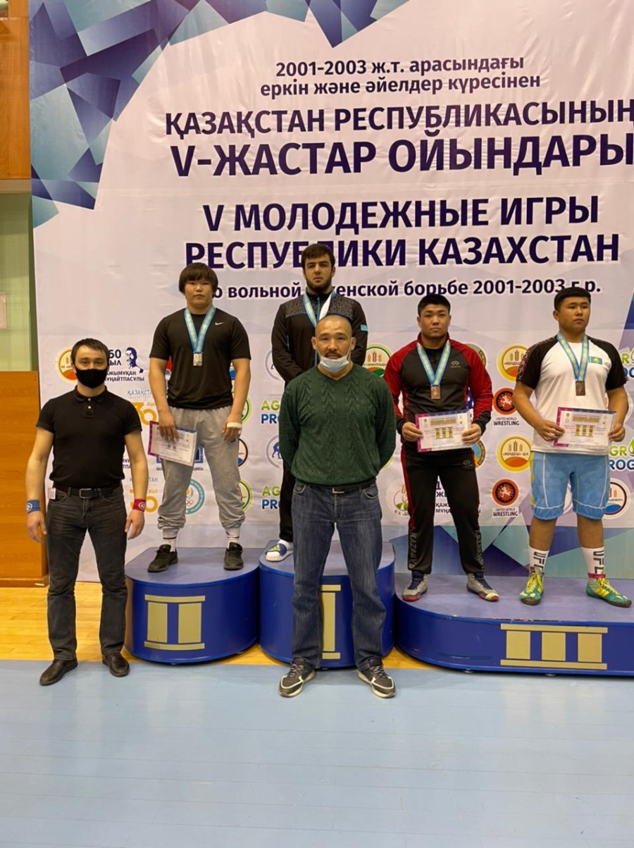 Әйелдер және еркін күрестен ҚР V-Жастар ойындары өтті